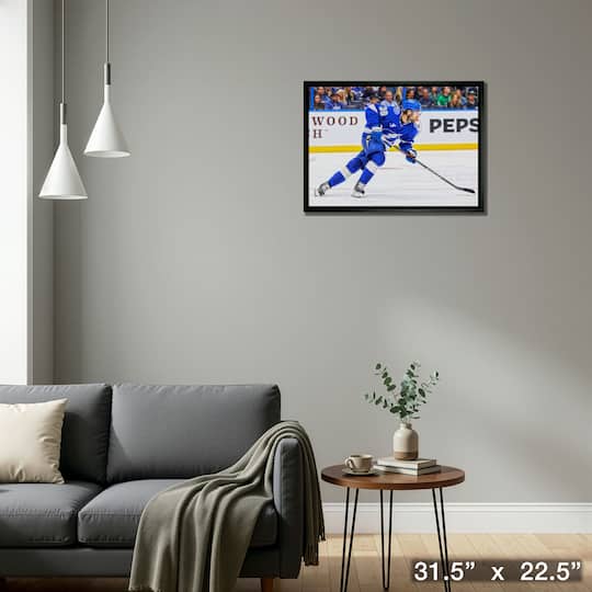 Brandon Hagel 20" x 29" Framed Canvas Tampa Bay Lightning 31.5" x 22.5"